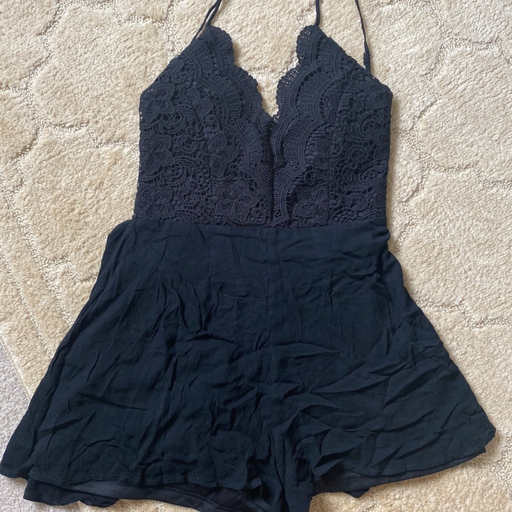 Backless Romper